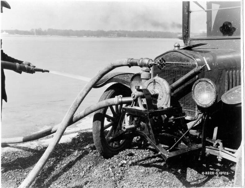 Water Pump attached to Model T 1925 Water Pump attached to Model T 1925